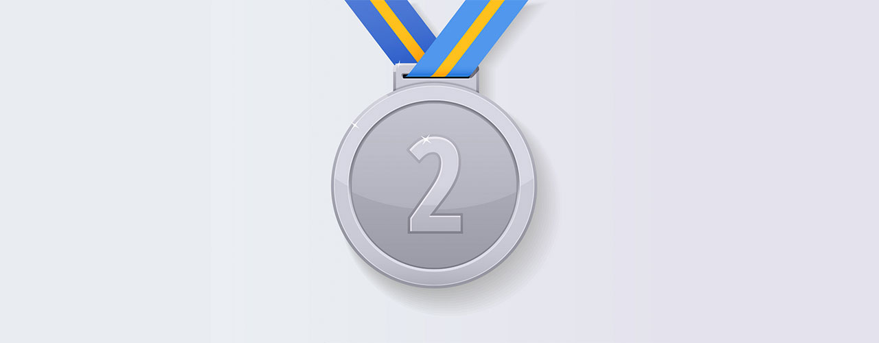 Tweede Plaats Zilveren Medaille